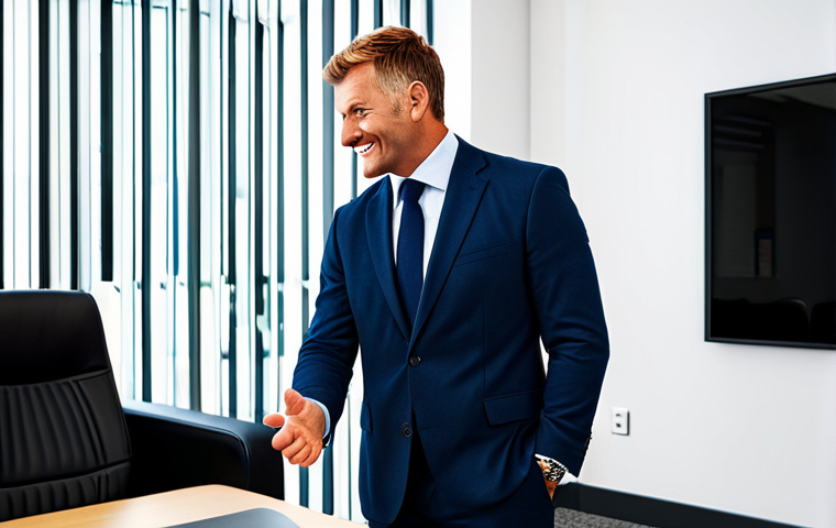 Sports Management Negotiation**
"A professional sports agent, fully clothed in a stylish business suit, shaking hands with a football club manager in a modern office setting after a successful negotiation, appropriate attire, safe for work, perfect anatomy, correct proportions, well-formed hands, proper finger count, natural body proportions, professional lighting, family-friendly."
**