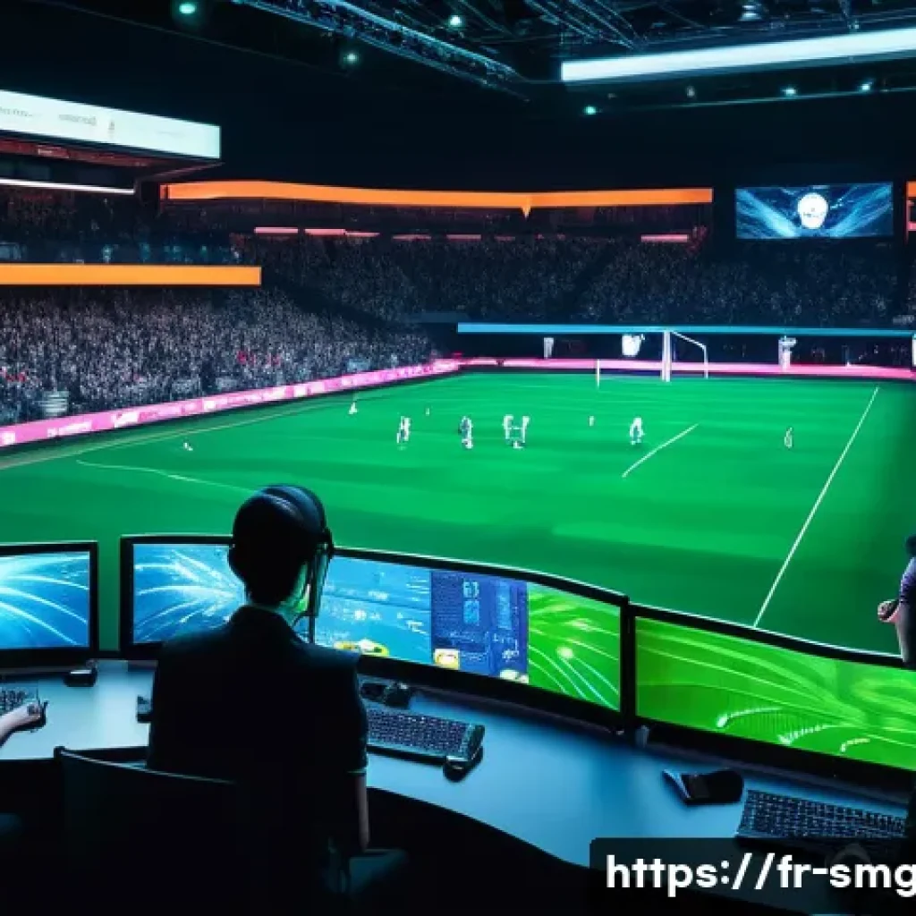 스포츠경영관리사와 e스포츠 산업 - **Prompt 1: The Confluence of Sporting Eras**
A visually dynamic and highly detailed split image...