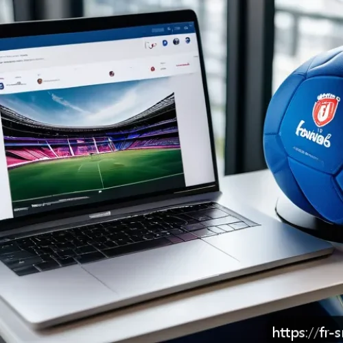 Home 32 스포츠경영관리사와 커뮤니케이션 전략 - A vibrant digital marketing scene featuring a professional sports team’s social media manager creati...