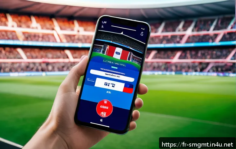 스포츠경영관리사와 스포츠브랜딩 - A vibrant scene inside a modern French football stadium featuring a diverse crowd of enthusiastic su...